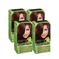 在飛比找Yahoo奇摩購物中心優惠-NATURTINT赫本染髮劑 5.7巧克力棕色(4盒組) 贈