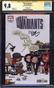 THE VARIANTS #1 CGC 9.8 WHITE PAGES // YOUNG VARIANT + SIGNED SKOTTIE YOUNG