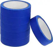 ARTIBETTER 6 Rolls Thin Painters Tape Yards Writable Blue Auto Masking Tape Flexible Crepe Paper for Indoor Outdoor Use Prevents Paint Leakage for Precise Painting Tasks