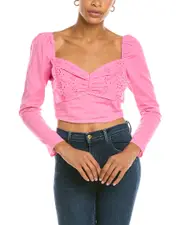 Aiden Long Sleeve Top Pink