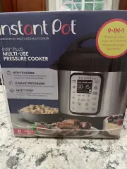 NEW! Instant Pot 9 in 1 6Qt Duo Plus Pressure Cooker - Silver