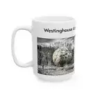 Vintage Retro Ceramic Mug, Atom Smasher Water Tower Coffee Cup Gift