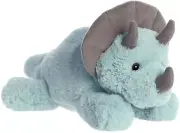 Aurora - Medium Blue Flopsie - 12" Triceratops - Adorable Stuffed Animal