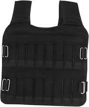 SUPVOX 15kg Capacity Weighted Vest for Running Adjustable Workout Vest Weighted Sleeveless Garment for Exercise Non-slip Breathable