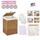 Functional 60L Laundry Hamper with Lightweight Design and Collapsible Feature