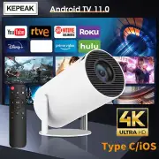 4K Mini Projector 20000 Lumen LED 1080P WiFi Bluetooth UHD Portable Home Theater