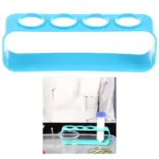 Plastic Test Tube Rack 4 Holes Holder Support Lab Test Tube Stand Shelf 29MM&UU