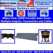 Millers Falls 200W Portable Solar Panel Camping 4x4 Off Grid Living