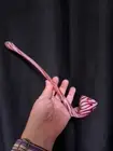 12" Gandalf Sherlock Tobacco Smoking Pipe Collectible Glass Pipes Red Candy Cane