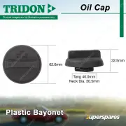 Tridon Oil Cap for Toyota Avalon Camry MCV36R MCV20R Estima Kluger MCU28R Supra