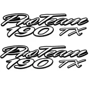 Tracker Boat Decal 142804 | Pro Team 190 TX 11 1/2 Inch (Set of 2)