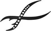 Eigell Eyebrow Stencil Ruler Eyebrow Stencil Guide Eyebrow Measuring Ruler Makeup Assistant Tools, Black