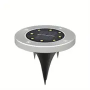 8-LEDs Solar Ground Garden Lights