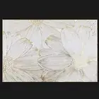 6PCS Placemats Gold Placemats Vinyl Placemats Set of 6 for Dining Table Durab...
