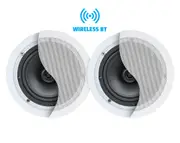 6.5" Bluetooth Ceiling Speakers 60W Pair WB620