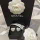 [二手] Chanel針珠鑲鑽愛心耳環