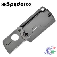 在飛比找蝦皮商城優惠-Spyderco Dog Tag 第四代狗牌造型鋁柄折刀 /