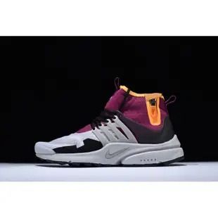 Nike Air Presto Mid Utility 耐克王簡版機能戶外休閒鞋 男鞋 灰紫紅 AA0868-006