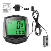 Bicycle Computer Wired Speedometer Ith Backlight LCD For Running Riding