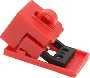 Circuit Breaker Lockout Device, Durable Plastic Tagout Circuit Breaker, 10PCS Clamp on Power Switch Lock Engineering Plastic for Less 16.5mm Handle