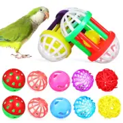 12 Pcs Pet Enrichment Budgie Ball Toy Parakeets Toys Bird Supplies