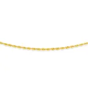 9ct Gold 55cm Rope Chain