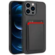 ZUSLAB iPhone 12 Pro Max Case, Magnetic Detachable Card Holder Wallet Shockproof Heavy Duty Protective Cover for Apple (2020) - Black