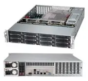 Supermicro CSE-826BAC12-R1K23LPB - Rack - Server - Schwarz - ATX - EATX - 2U