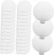 VALICLUD 100Pcs Cake Boards Food Grade Paper Cake Plates for Birthdays Weddings Parties Sturdy Dessert Bases for Cake Decoration Display Easy Clean