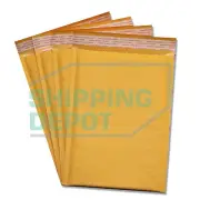 800 #1 7.25x12 Kraft Bubble Mailers Self Seal Envelopes 7.25"x12" Secure Seal