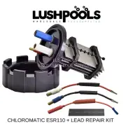 CHLOROMATIC / AQUACHLOR ESR110 MC16C Chlorinator Cell + 1/2 LEAD KIT