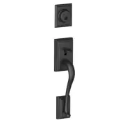 Schlage F58-ADD Addison Single Cylinder Exterior Entrance - Black