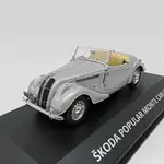 1/43 斯柯達 POPULAR MONTE CARLO 敞篷老爺車模型 合金