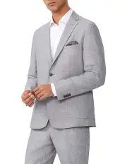 [Van Heusen] Slim Suit Herringbone Jacket in Grey