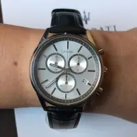 在飛比找蝦皮購物優惠-CK Calvin Klein 三眼計時蝴蝶錶扣