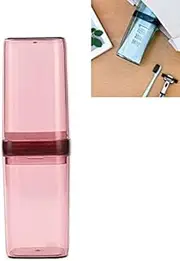 2 PCS Travel Toothbrush Box Portable Couples Set Mouthwash Cup 2021