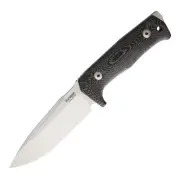 Lion Steel T5 Fixed Blade Hunting & Survival Knife | 9.9" Overall, Niolox Satin