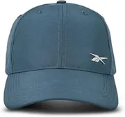 [Reebok] Standard [Ree] cycled Vector Low Profile Metal Badge Cap with Medium Curved Brim and Breathable 6 Panel Design