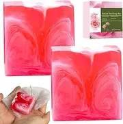 Yoni Soap 2Pcs Yoni Bar Soap for Women Balance Feminine Wash Rose Scent Natural Moisturizing Yoni Soap Bar Eliminates Odor 100g