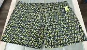 Psycho Bunny Mens Everett Mellow Yellow Swim Trunks Size 5XL NWT $140