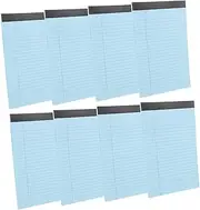 Ipetboom 8pcs Legal Notepad Tearable Lined Memo Pad for Office Management Portable Writing Notebook Smooth Writing Experience for Do Lists and Note Taking