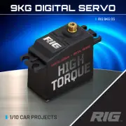 RIG 9KG (125 oz/in) High Torque Digital Servo with Metal Gears