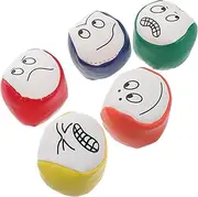MUSISALY 5pcs Boy Girl Bean Bags Cartoon Faces for Outdoor Toss Games Lightweight and Fun Juggling for Boys and Girls for Developing Coordination and Reflexes