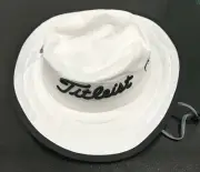 Titleist Bucket Aussie Hat ---Bright White---Large XL---Brand New---Tour Issue--