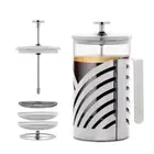 French Press 6-Cup Coffee Tea Maker Stainless Steel Espresso Glass Pour Over