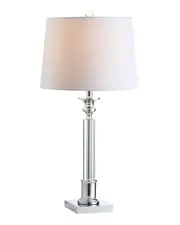 JONATHAN Y Designs Dean 28in Crystal LED Table Lamp
