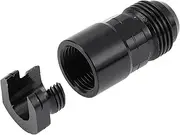 INFINAUTO Fuel Line Connector 8AN Male to Female with 3/8Npt Automotive Quick-Disconnect EFI Fitting Union Swivel Pipe Adapter Aluminum Black 1 Pcs