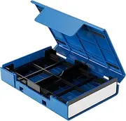 HDD Storage Box Suitcase For Hard Drives, Dust-Proof HDD Case For SSD And HDD, Protective Drive Storage Hard Drive Bags, Hard Drive Case With Stand For Protection, Portable Hard Drive Storage Box,