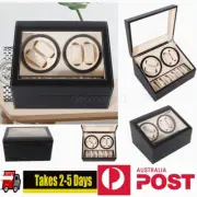 NEW 4+6 Automatic Leather Watch Winder Storage Display Case BOX holder AU STOCK