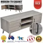 Modern TV Cabinet Lowline Media Console Entertainment Unit Stand Centre Grey NEW